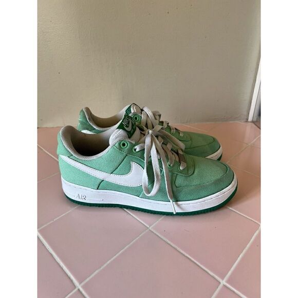 Nike Air Force 1 2007 Low Canvas Tourmaline (W) - Size 8.5 Womens 318636-311 - Picture 2 of 8